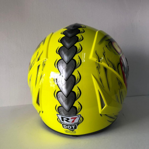 Casco Amarillo R7 Neon M