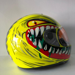 Casco Amarillo R7 Neon M
